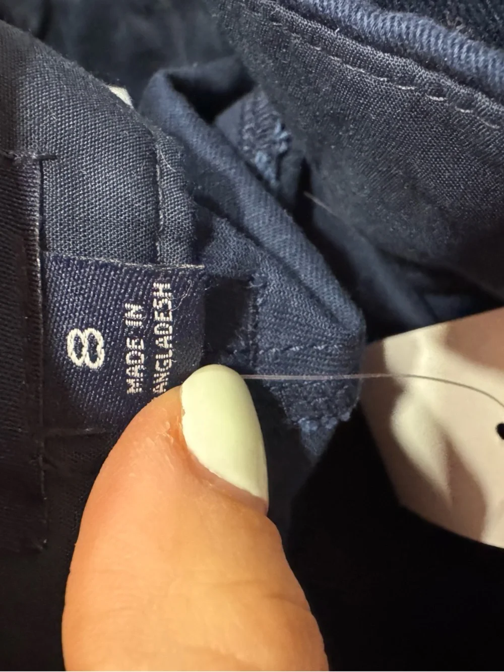 NWT J Crew 3.5” Short in Navy Blue Size 8